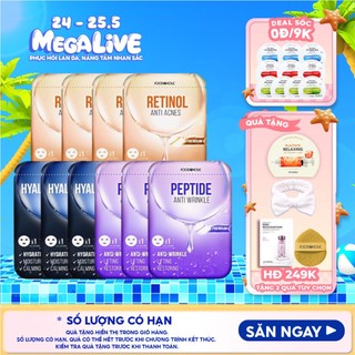 Combo 10 mask Foodaholic hỗ trợ dưỡng trắng, dưỡng ẩm, hạn chế lão hóa thegioiskinfood