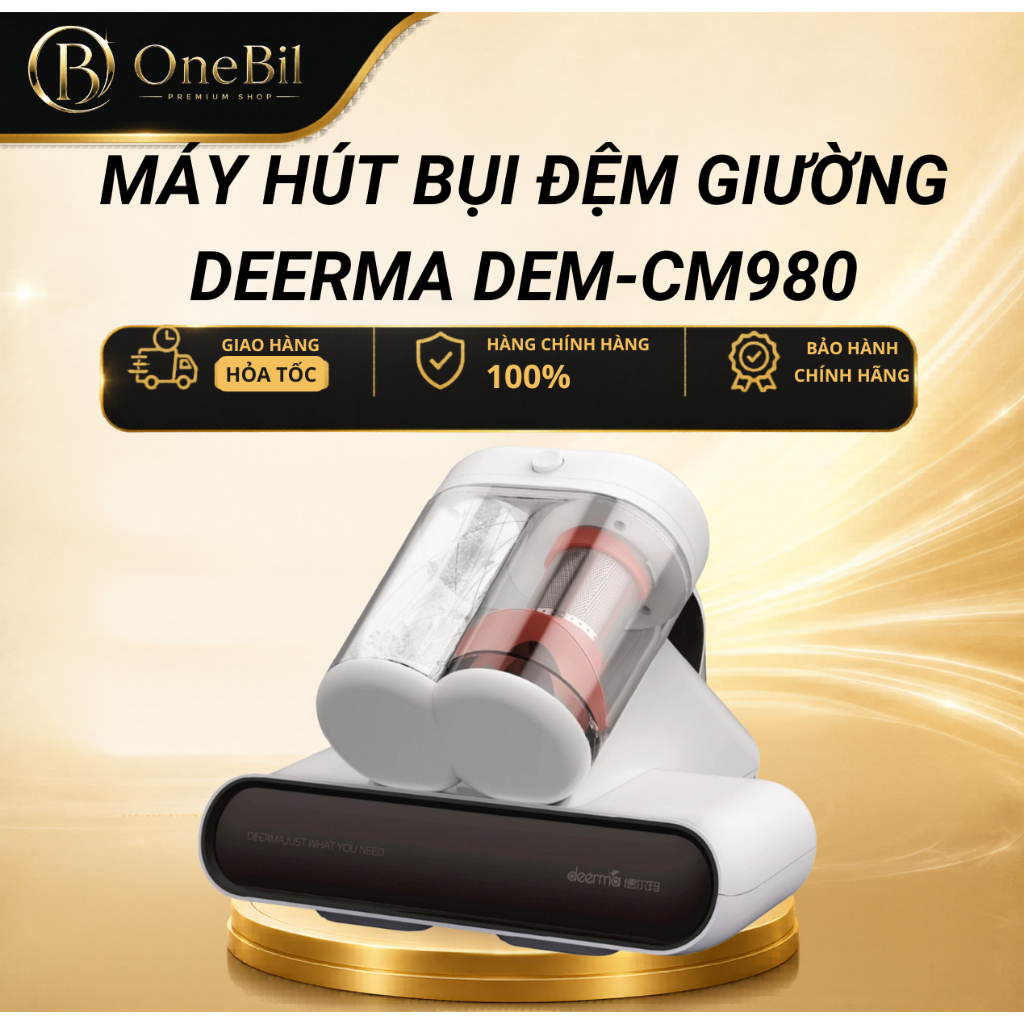 Máy hút bụi đệm giường Deerma DEM-CM980 - Bảo Hành Chính Hãng 12 tháng