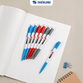 (Hôp 20 cây) Bút bi bấm Thiên Long TL-08 ngòi 0.8mm