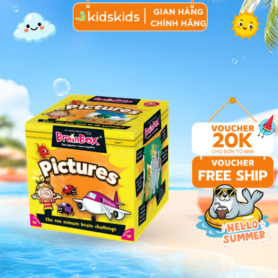 Đồ Chơi Giáo Dục BrainBox Pictures Cho Bé Rèn Trí Nhớ Quan Sát Phát Triển Tư Duy 4+