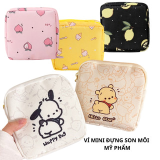 Túi Ví Đựng Băng Vệ Sinh, Son Môi, Mỹ Phẩm Du Lịch Chống Thấm Nước