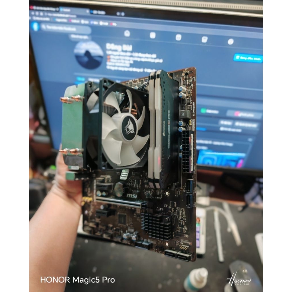 Combo Am4 A320m + r5 2400g