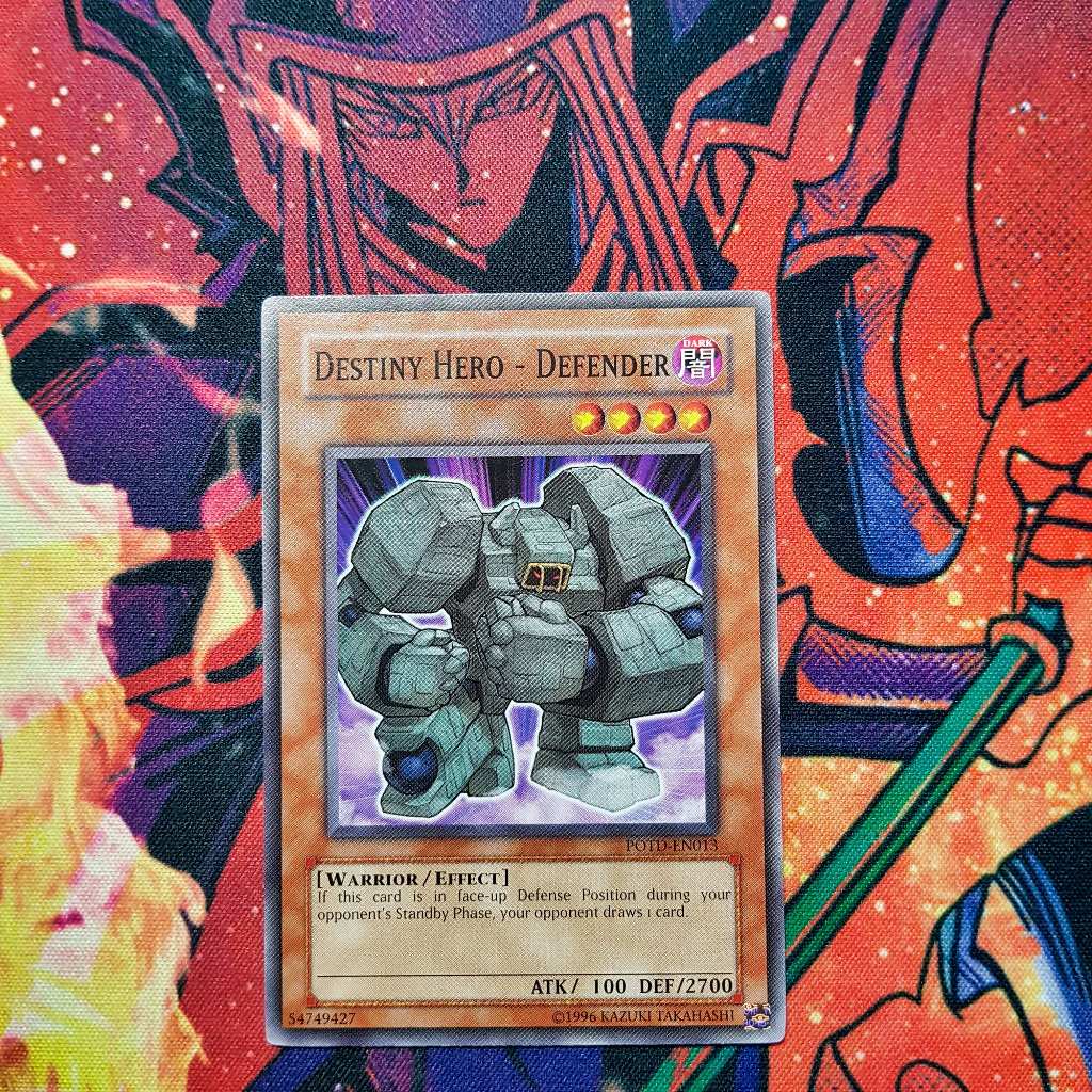 Thẻ bài Yugioh chính hãng | Destiny Hero - Defender | POTD Common.