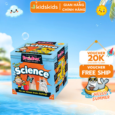 Đồ Chơi Giáo Dục BrainBox Science Cho Bé Khám Phá Khoa Học Rèn Trí Nhớ Tư Duy 8+