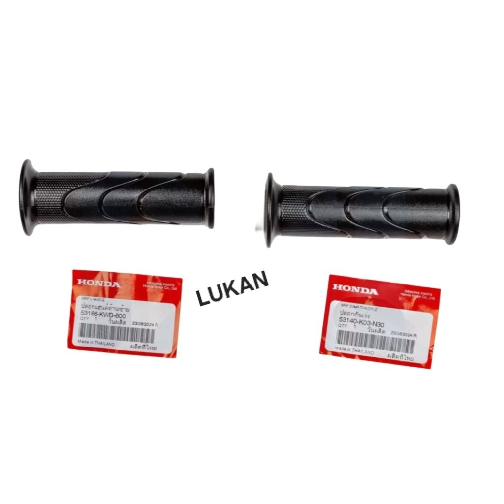 Cặp cao su bao tay nắm, lái xe FUTURE MẬP, LED 125... zin Honda 53166-KWB-600, 53140-K03-N30