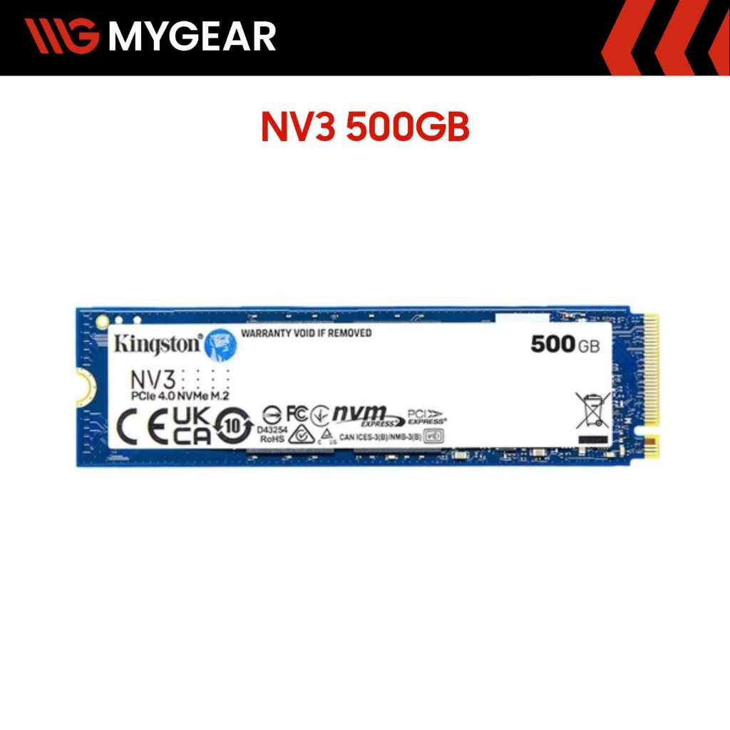 Ổ cứng SSD Kingston NV3 500GB PCIe Gen4 x4 M.2 2280 NVMe SNV3S/500G