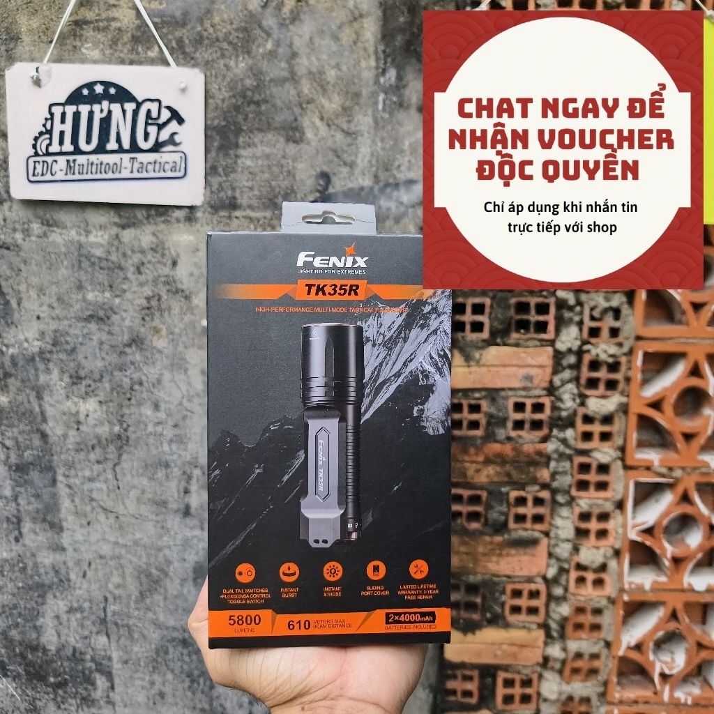 [Tặng Voucher]  Đèn Pin Fenix TK35R - 5800 lumens ( nhắn tin để nhận giá tốt nhất )