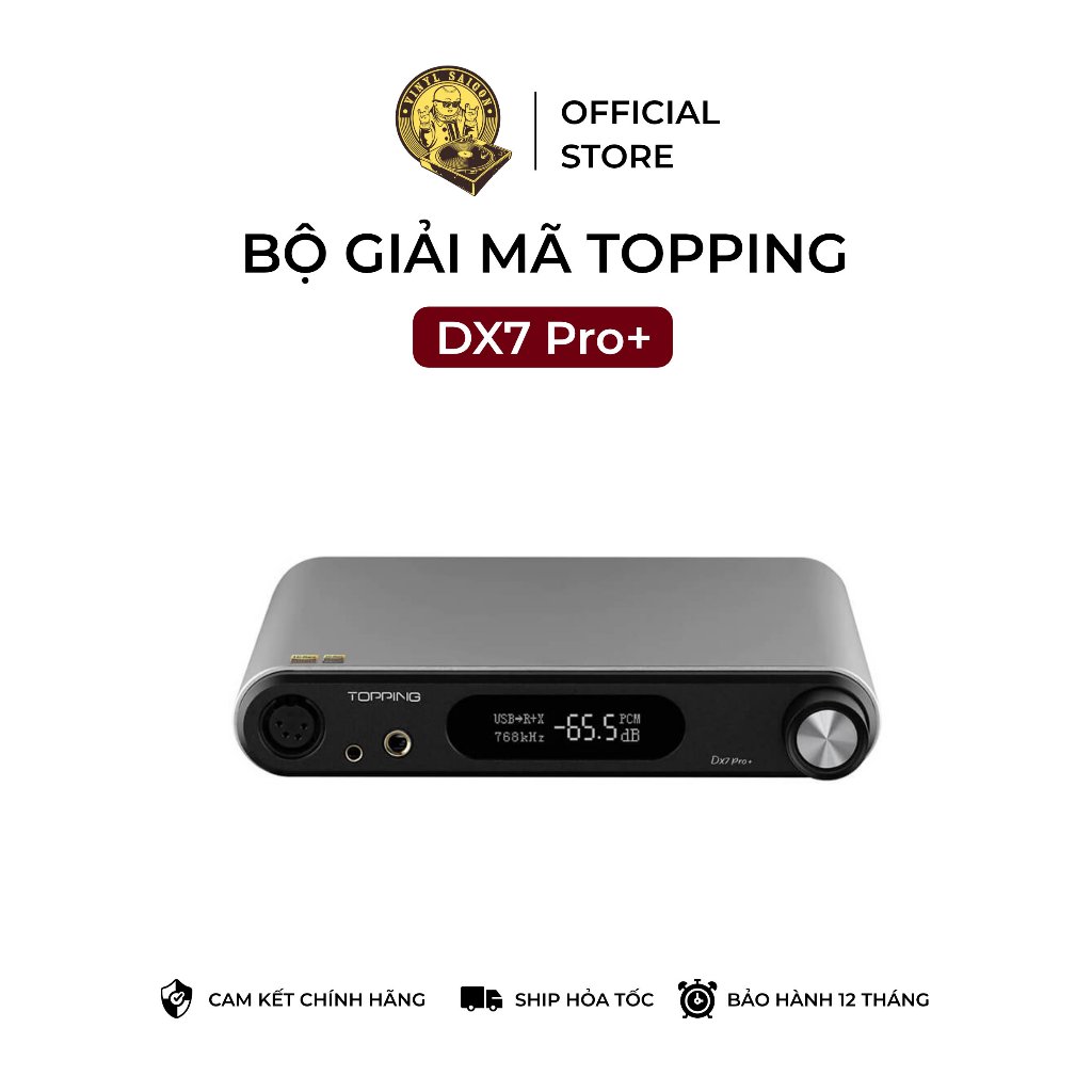 Bộ giải mã dac/amp Topping DX7 Pro+ | Bảo hành 12 tháng