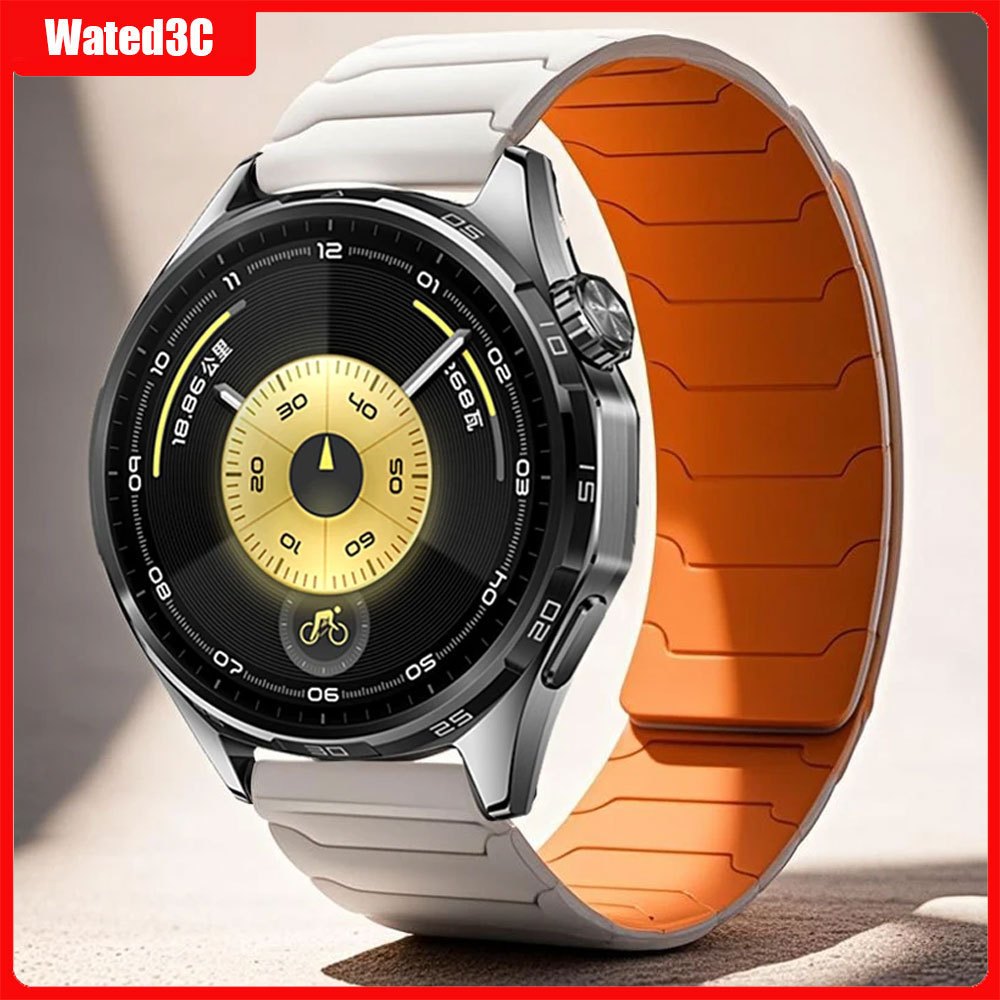 Dây đeo silicon từ tính cho Huawei Watch GT Runner 2/Huawei Watch GT6 pro 46mm Dây đeo vòng cho GT R
