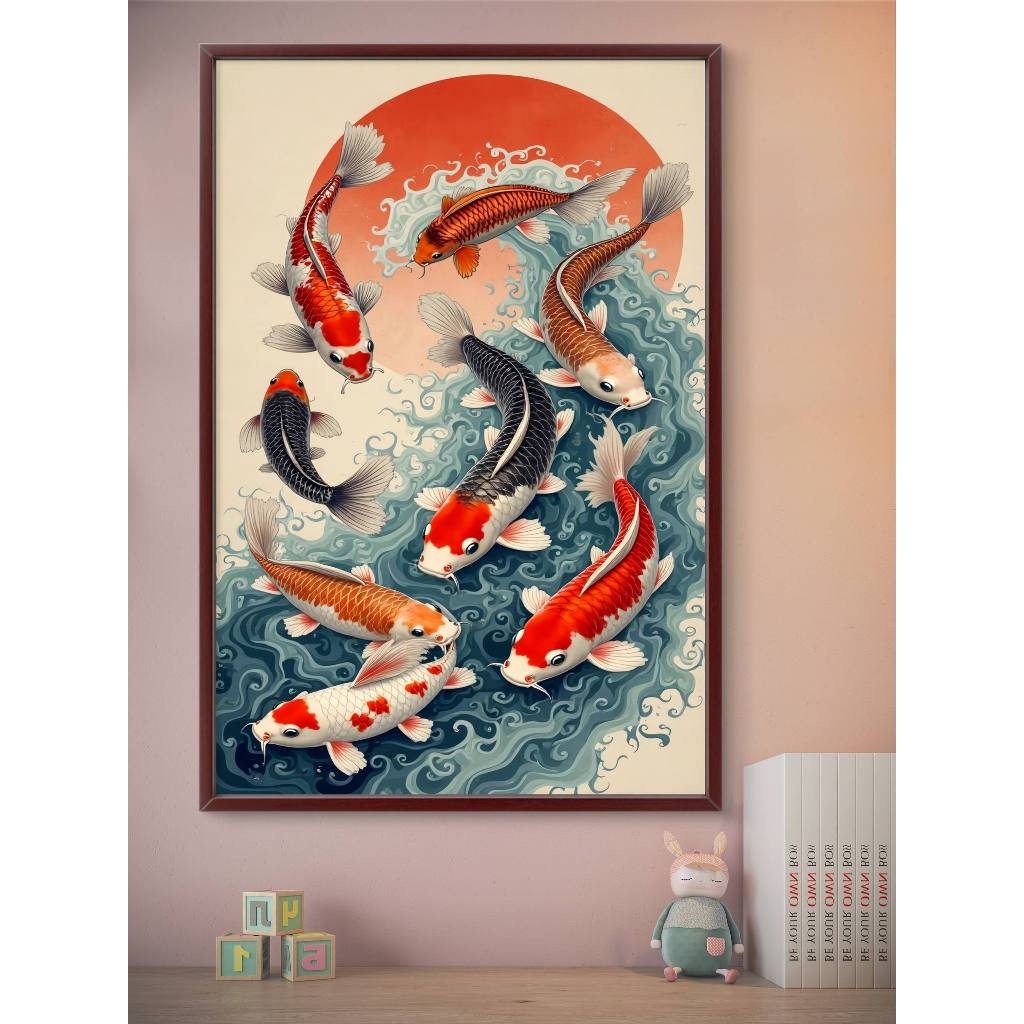 Tranh khung decor (nhà, góc làm việc, học tập...) vui nhộn, dễ thương