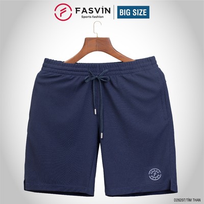 Quần short nam BIG SIZE  FASVIN từ 80kg đến 140kg chất vải thể thao bền đẹp D26207.HN