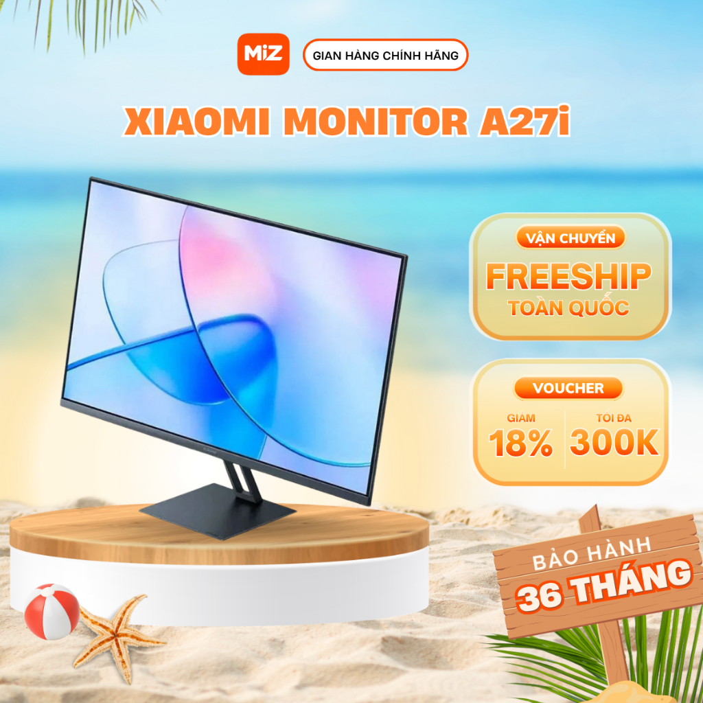 Màn hình máy tính Xiaomi Monitor 27 inch A27i - FULLHD - Tấm nền IPS - Bảo hành 36 Tháng chính hãng