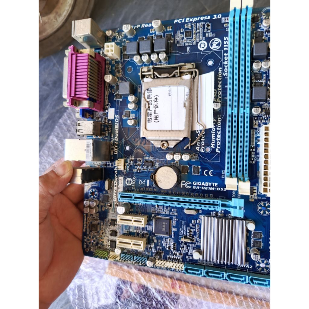 main H61 + CPU i5 2380p hoạt động tốt