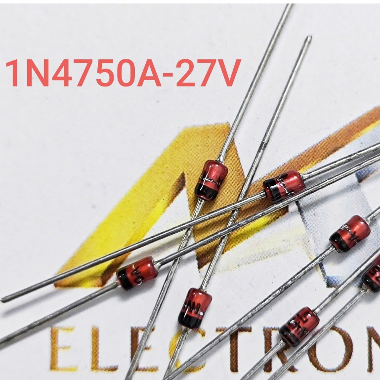 (Combo 20 con) Diode Zener 27V 1W 27V 1N4750A (combo)
