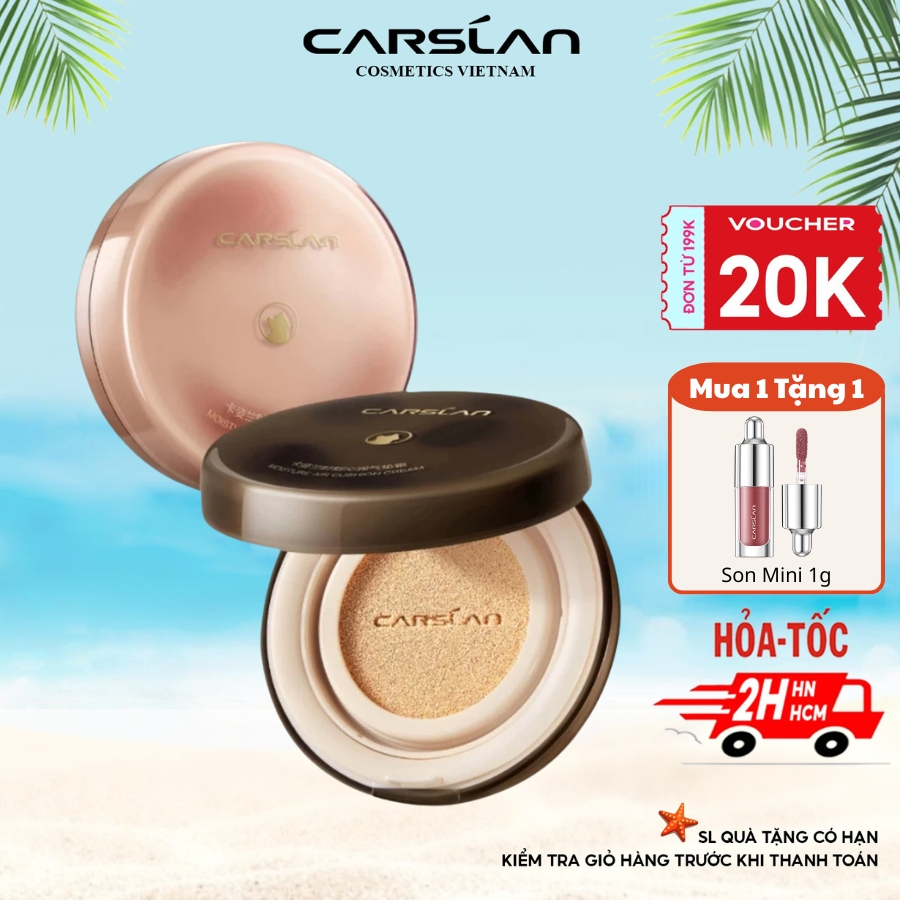 Phấn nước Lasting Carslan Cushion lâu dài Kiểm soát dầu Trang điểm mặt 13,5g