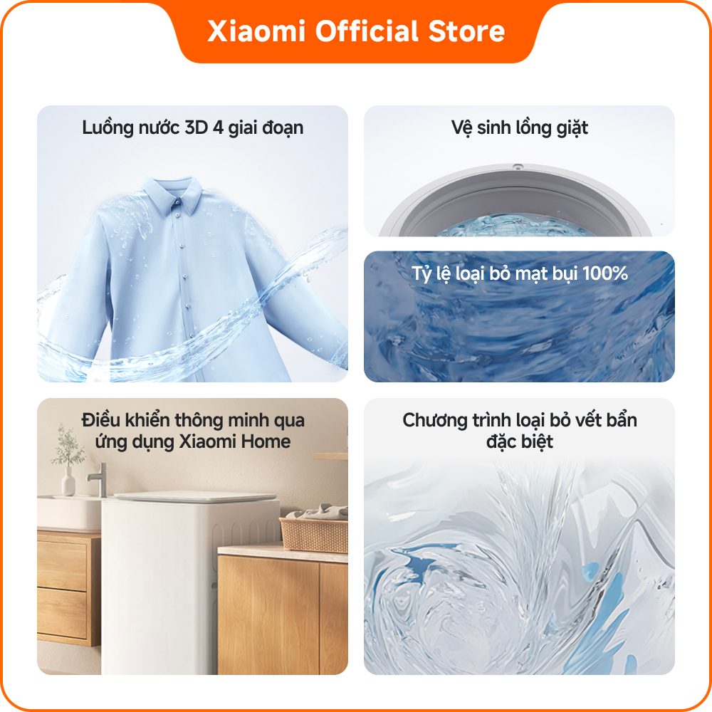 [MỚI RA MẮT] Máy giặt cửa trên Xiaomi Mijia Top Load Washer 13kg | Chương trình loại bỏ vết bẩn đặc biệt | BigBuy360 - bigbuy360.vn
