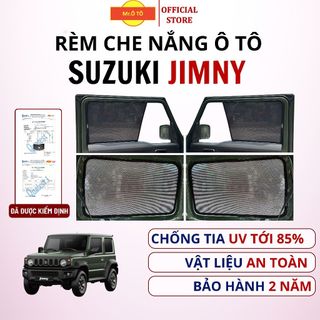 Rèm che nắng chống UV xe SUZUKI JIMNY - Loại 1 Mr Ô TÔ - Bảo hành 2 năm - Bộ dạng lưới.