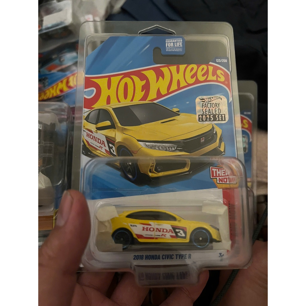 Lehuong Diecast - Xe mô hình Hot Wheels 2018 Honda Civic Type R (Exclusive - Dollar Tree)