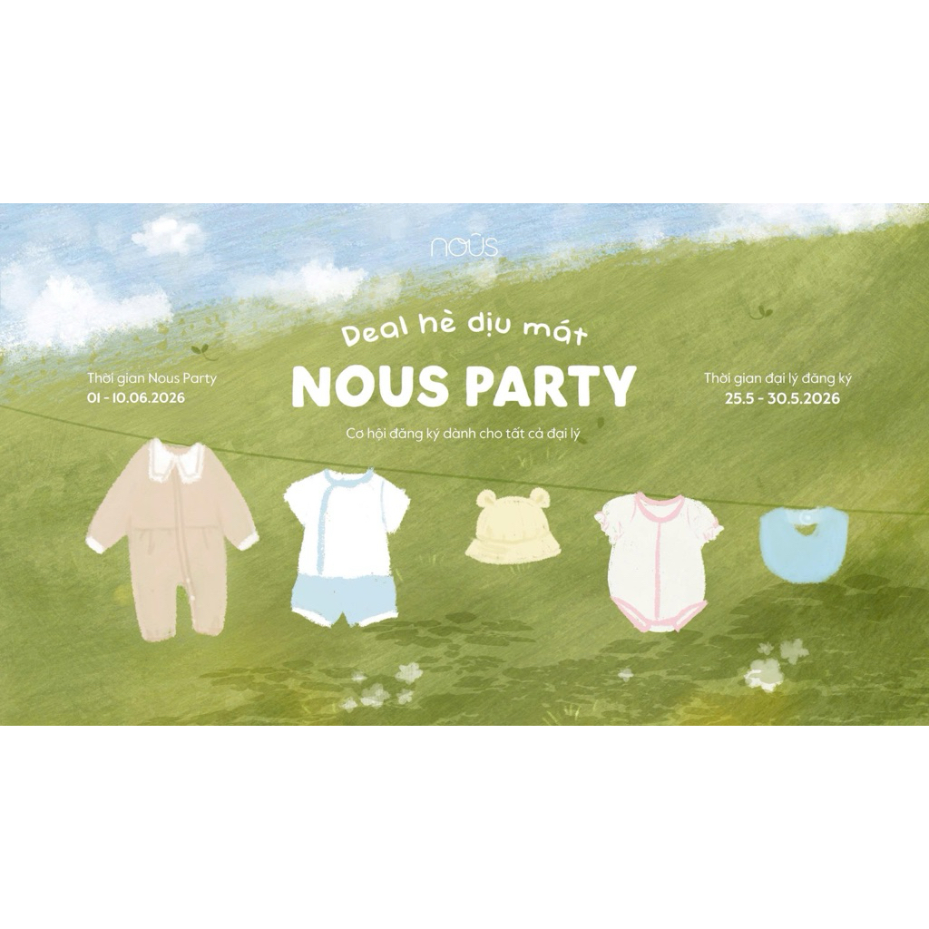 [Nous] nous party 2026 Siêu sale giảm sâu nous- lẻ sz còn size mh tổng hợp trong này