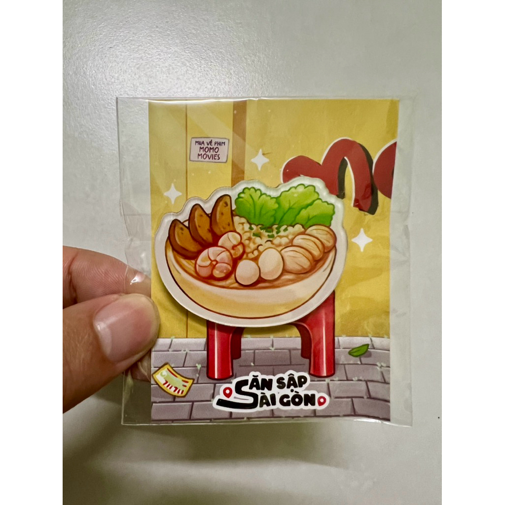 Pin badge Momo Movies - Hủ tiếu