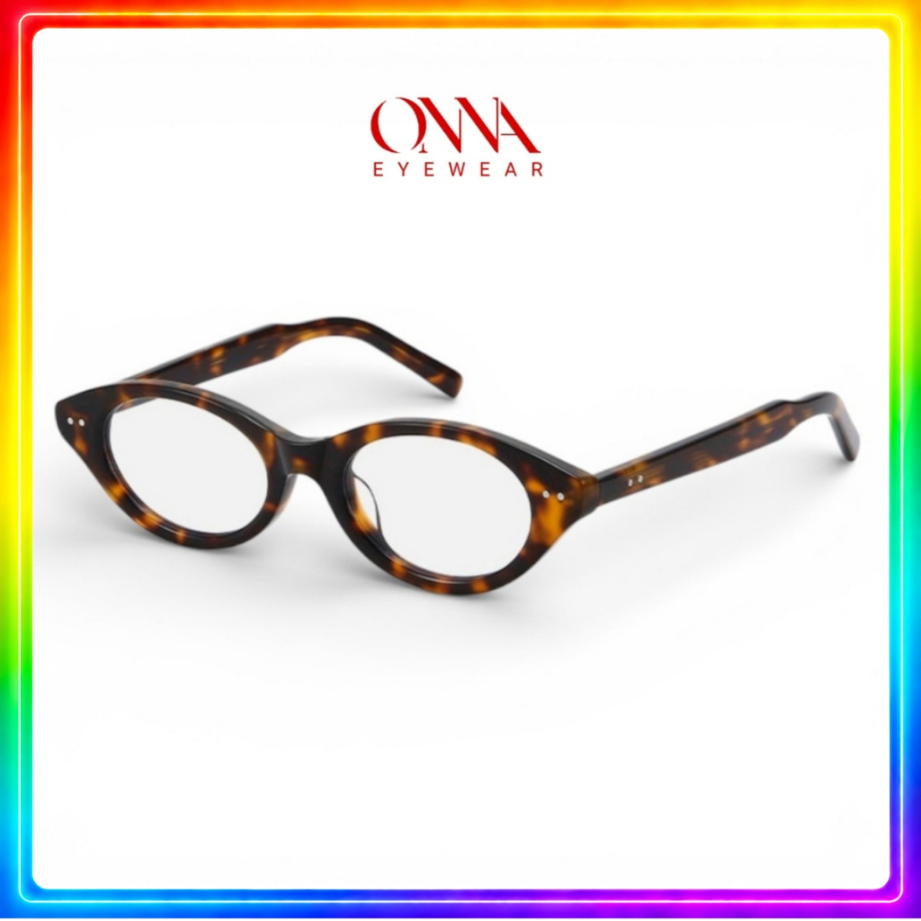 Gọng Kính Hottrend MM111 - Bản Đẹp Chuẩn Thị Trường, Chất liệu Acetate, Logo In Sắc Nét