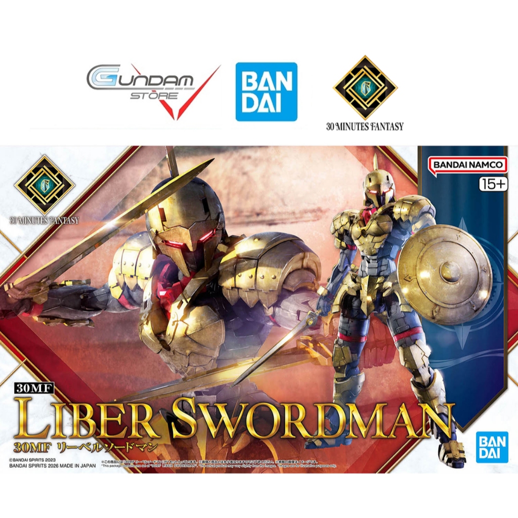 Mô Hình Lắp Ráp 30MF Liber Swordman Bandai 30 Minutes Fantasy Chính Hãng