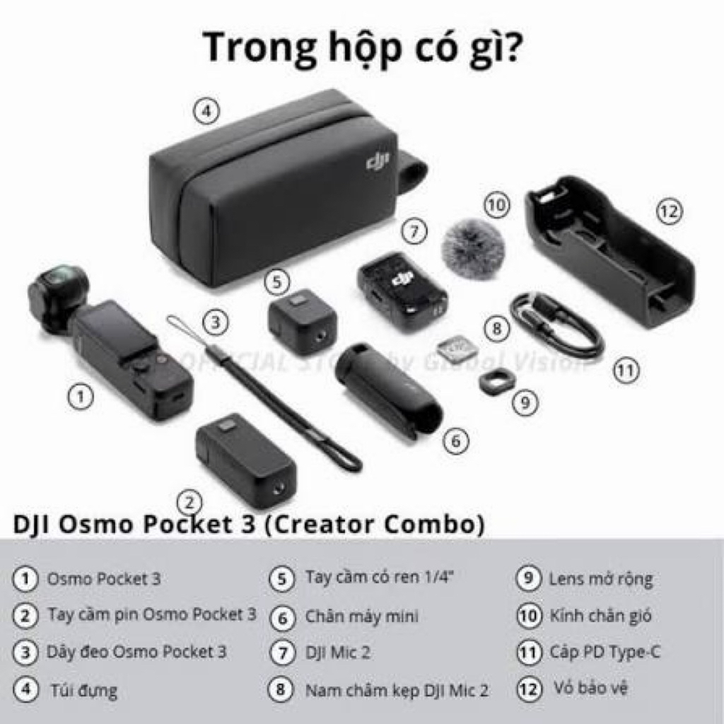 DJI Osmo Pocket 3 | Combo New Chính Hãng | BigBuy360 - bigbuy360.vn
