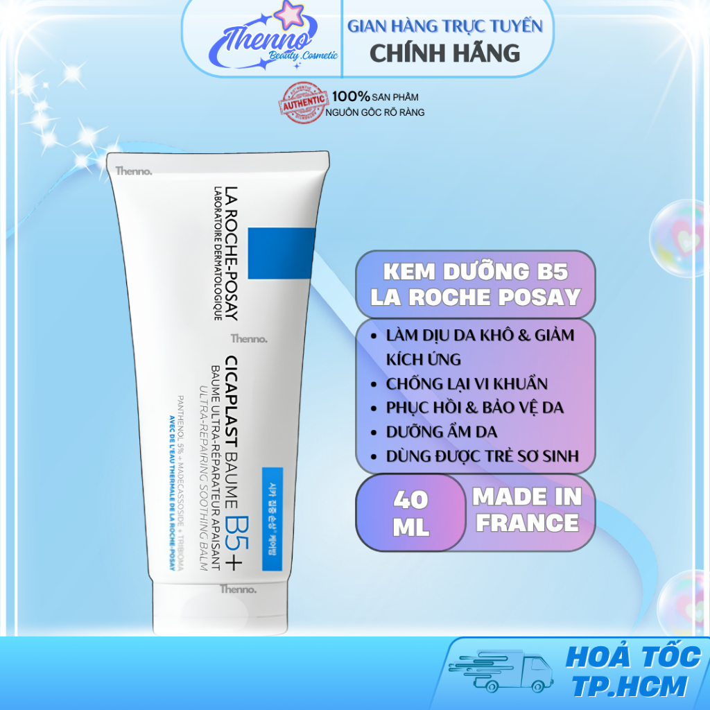 Kem Dưỡng Ẩm & Phục Hồi Da La Roche-Posay Cicaplast Baume B5+ 40ml/100ml