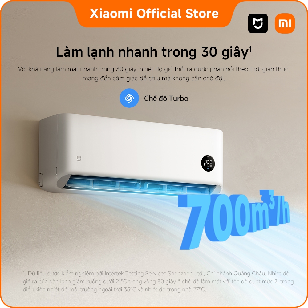 [MỚI RA MẮT] Máy lạnh/ Điều hòa Xiaomi Mijia Air Conditioner Eco 1.0HP 5-Star Inverter | Làm mặt nhanh trong 30 giay | BigBuy360 - bigbuy360.vn