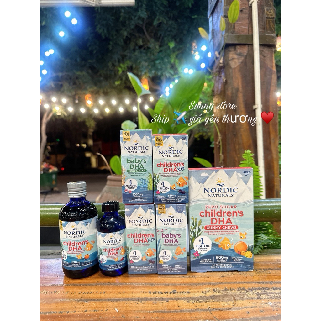 [Nhập khẩu] Nordic Naturals BABY's DHA /  Nordic Naturals CHILDREN's DHA - Nhập Khẩu Mỹ cho bé - Cha