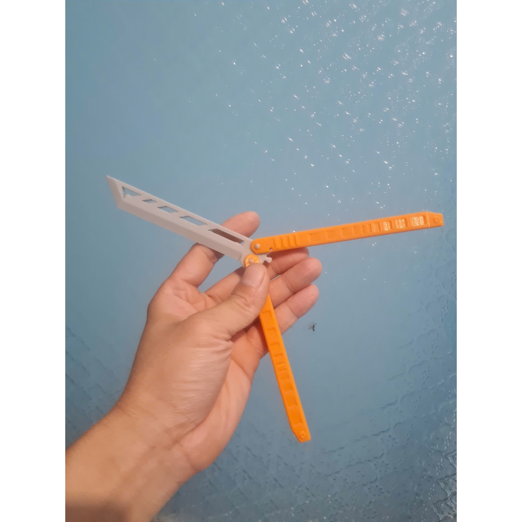 balisong đồ chơi xả stress - in 3d - quay tay siêu mượt