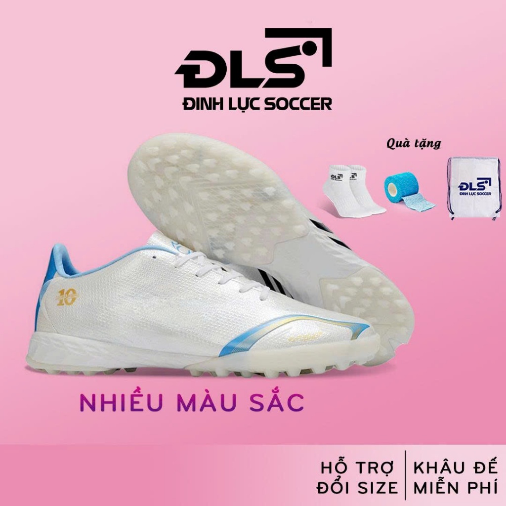 Giày Bóng Đá F50 Elite ĐLS Đinh TF, Cực Bám Sân, Lưỡi Gà Rời, Upper Mềm Mại