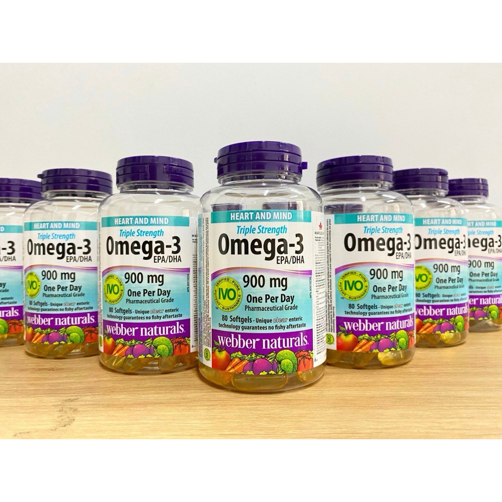 Omega 3 Webber Natural Lọ 80viên - Nhập khẩu, HT Vũ Thơm 4