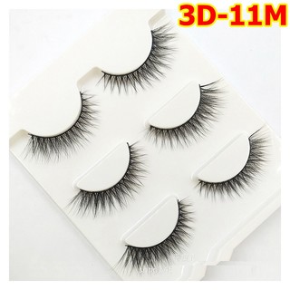 Lông mi chồn 3D số 11 mỏng (Cam kết hàng loại 1)
