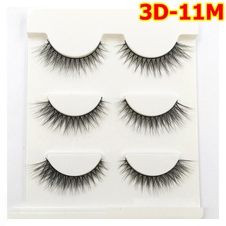 Lông mi chồn 3D số 11 mỏng (Cam kết hàng loại 1)