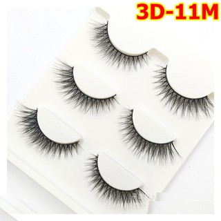 Lông mi chồn 3D số 11 mỏng (Cam kết hàng loại 1)