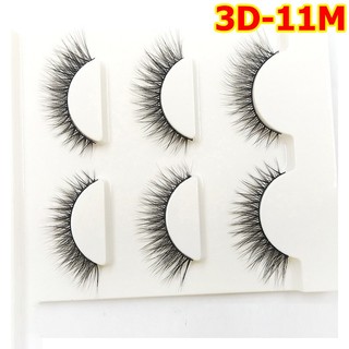 Lông mi chồn 3D số 11 mỏng (Cam kết hàng loại 1)