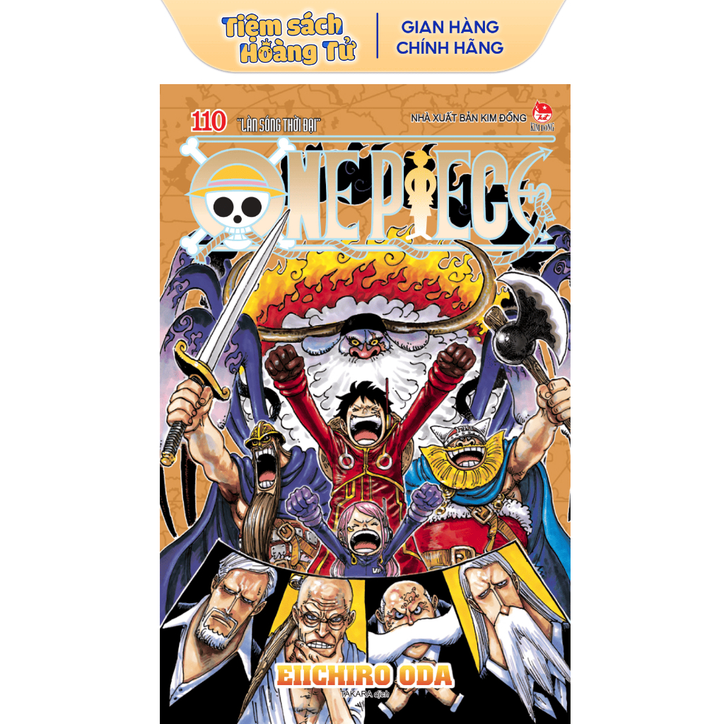 Truyện tranh - One Piece - Tập 110 109 tới 100 - NXB Kim Đồng