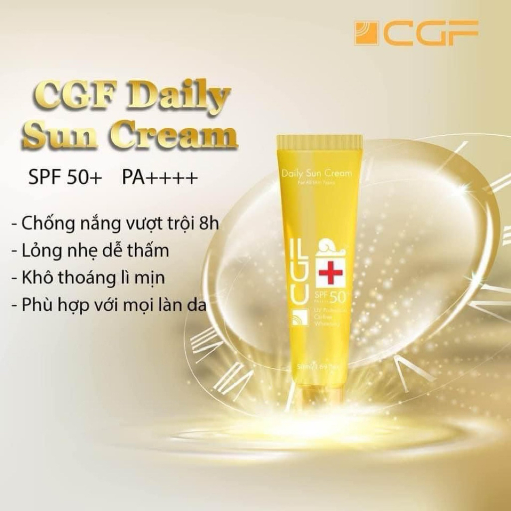 [CGF – KOREA] Kem Chống Nắng Đa Năng CGF Mẫu( Daily Sun Cream - Hàn Quốc )