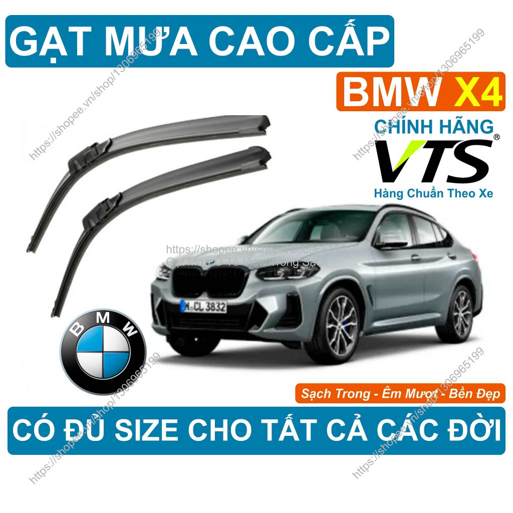 Gạt Mưa Kính Lái BMW X4, Cặp Gạt Mưa Kính Lái Cho Các Dòng Xe BMW X4, Có Đủ Size Cho Các Đời Xe BMW 