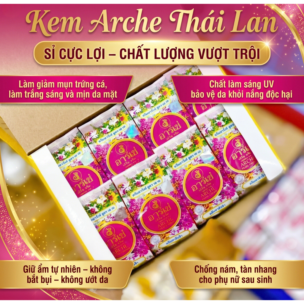[Chính Hãng] Lố 24 Hộp Kem Arche Cream Thái Lan