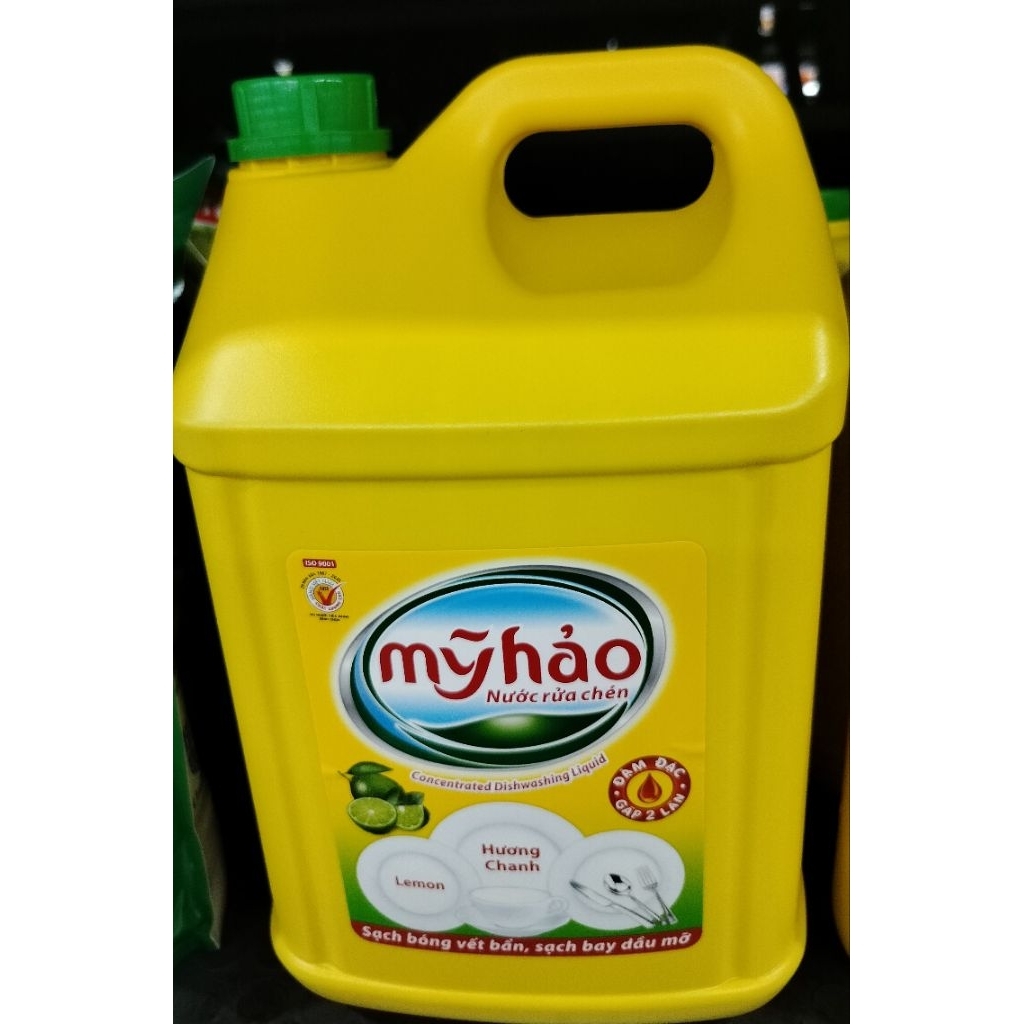 [ Date Mới ] Chính Hãng - Nước rửa chén Mỹ Hảo đậm đặc 9.5kg (MM)