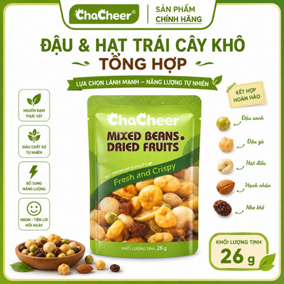 Đậu & Trái Cây Khô Tổng Hợp 26g