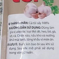 Bột tỏi (garlic powder) gói 500g