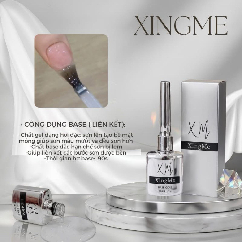 Base Xingme chai 15ml cọ vuông