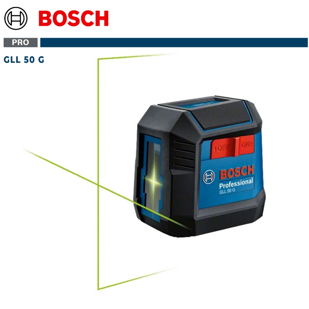 Máy cân mực laser 2 tia xanh Bosch GLL 30 G & GLL 50 G Chính Hãng – Nhỏ Gọn, Cân Chỉnh Chính Xác