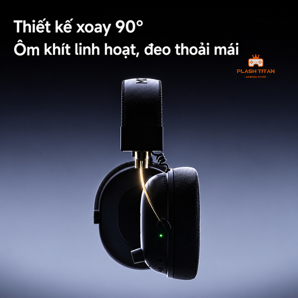 Tai nghe Gaming Cao Cấp Mchose V9 Turbo Âm Thanh Chân Thật - Độ Trễ Cực Thấp - Mic Khử Tiếng Ồn - Hỗ Trợ Chơi Game FPS | BigBuy360 - bigbuy360.vn