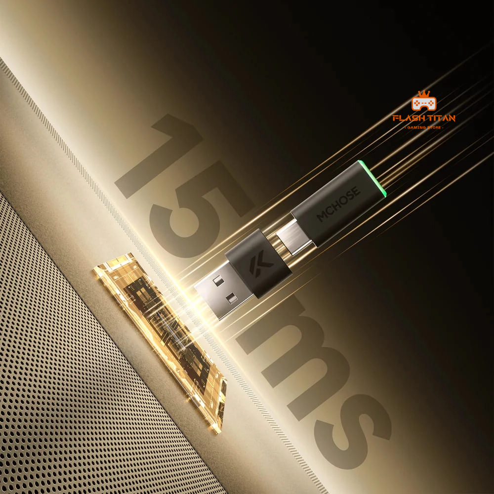 Tai nghe Gaming Cao Cấp Mchose V9 Turbo Âm Thanh Chân Thật - Độ Trễ Cực Thấp - Mic Khử Tiếng Ồn - Hỗ Trợ Chơi Game FPS | BigBuy360 - bigbuy360.vn