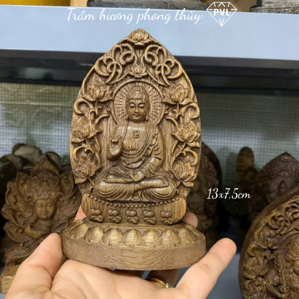 Tượng phật trầm hương phong thủy PVL hộ mệnh