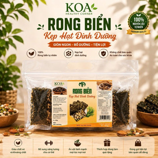 500gr Bánh Rong Biển kẹp hạt dinh dưỡng, bánh hạt dinh dưỡng giòn béo ăn kiêng